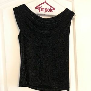 Black sparkling shirt